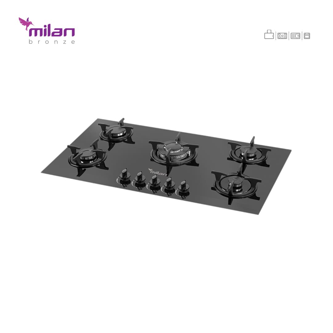 گاز G90 شیشه ای میلان برنز