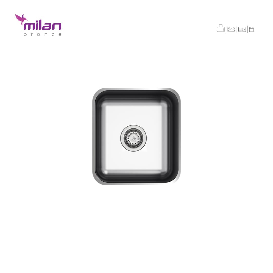 سینک ظرفشویی توکار 3010 میلان برنز